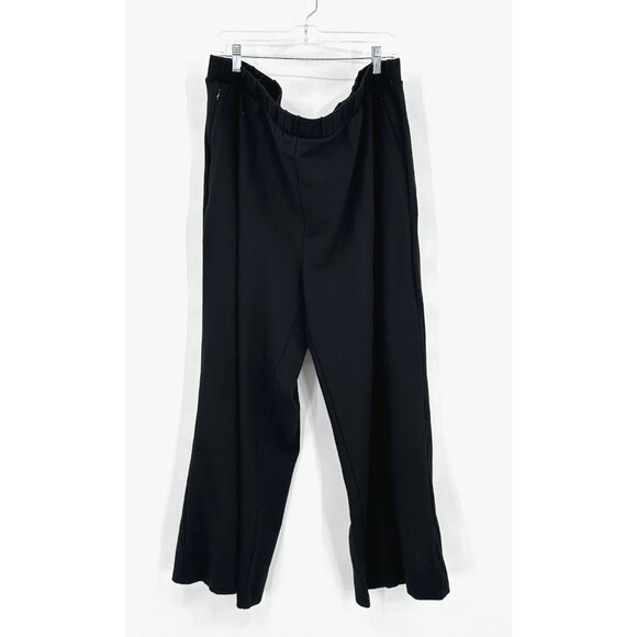 UNIVERSAL STANDARD 2 piece pant suit ponte knit black plus size L 22 24 XL 26 28 - Picture 9 of 15